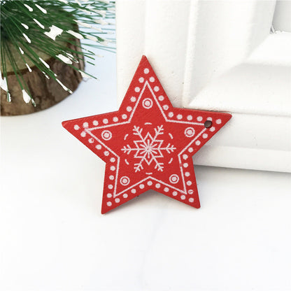 DIY Ornaments Wooden Christmas Gift Pendants