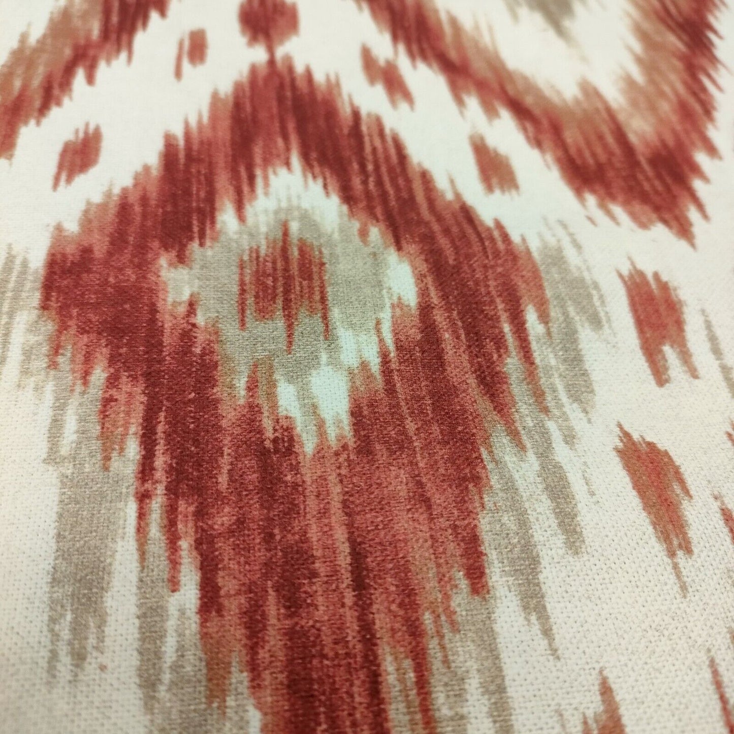 The Pure Edit Lixus Cinnabar Curtain Upholstery Fabric By The Metre