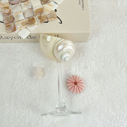 Ins Handmade Shell Conch Wine Glass Aromatherapy Dish