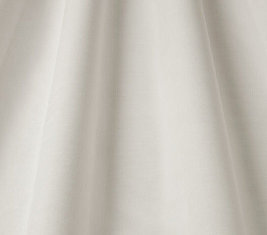 iLiv Eclipse FR White Weighted Double Width Sheer Voile Fabric By The Metre