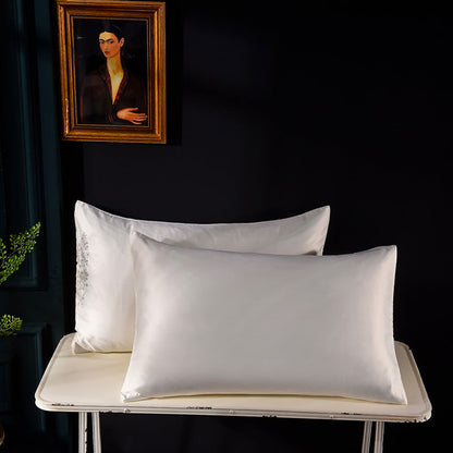 Polychromatic Silk Satin Zipper Pillow Case