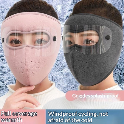 Women's Thickened Dust-Proof Neck-and-Ear-Protecting Winter Cycling Mask