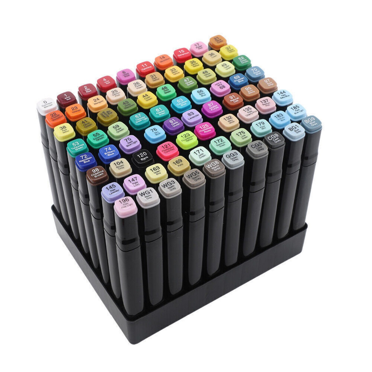 80 Farbe Acrylstifte Marker Set Permanent Pen Für DIY Graffiti Sketch Dual Pen