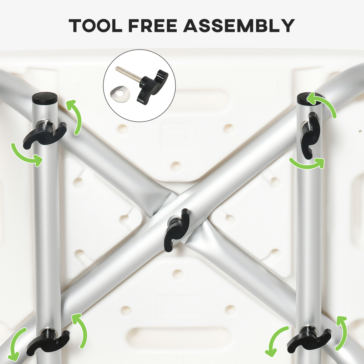 Shower Stool for the Elderly and Disabled, Adjustable Shower Stool HOMCOM