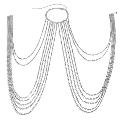 Sexy Tassel U-shaped Claw Chain With Diamond Body Chain