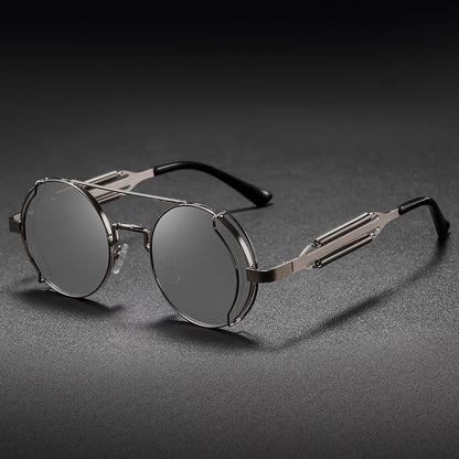 Fashionable And Unique Steam-wave Tinted Sunglasses