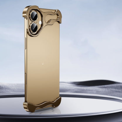 Premium Zinc Alloy iPhone Case - Luxury Protective Cover for iPhone 15/14/13 Series