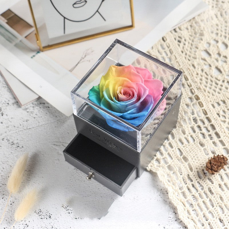 Eve Valentine's Day Eternal Flowers Gift Box Ornaments