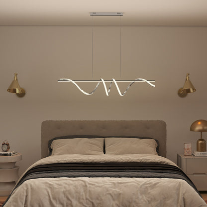 HOMCOM Pendant Light with 3 Colour Temperatures - Silver Tone