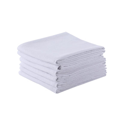 clwellge 100% Cotton Flour Sack Dish Towels, Pack of 6, Blank Tea Towels Highly Absorbent Kitchen Towels