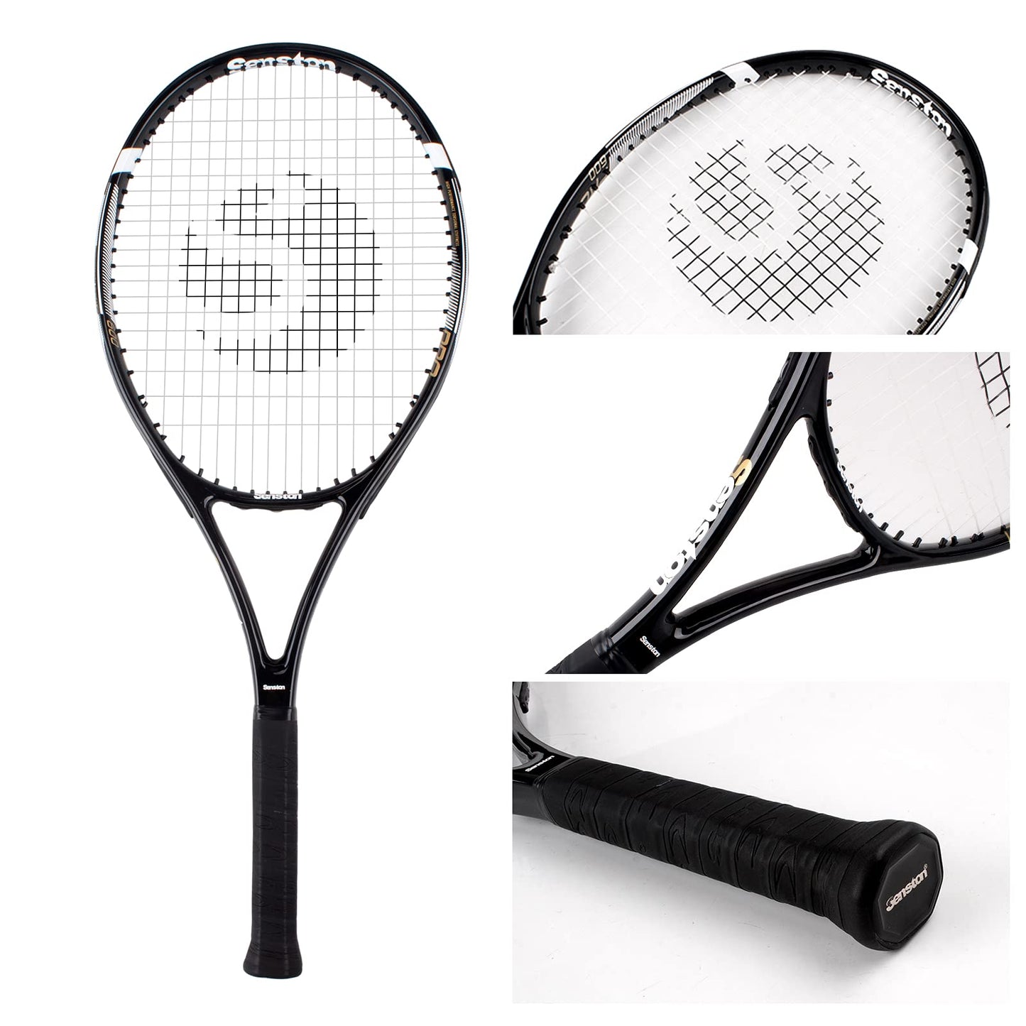 Senston Tennis Racket set of 2 for adult 27 inch Tennis Racquet