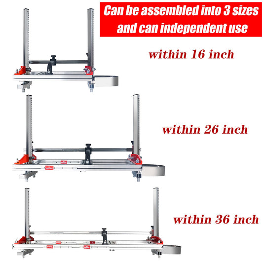 Zozen Chainsaw Mill 14-36, Chain Saw and Portable Sawing Machine Provide Flexible Cutting Guidance System for Construction Workers and Carpenters.