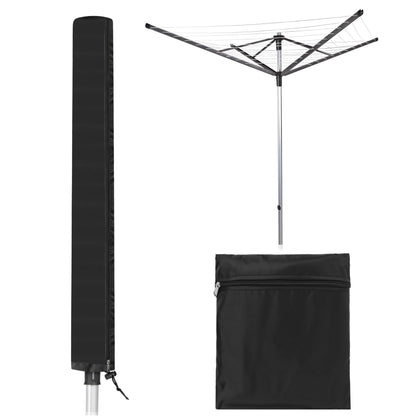 for Brabantia Rotary Washing Line Cover with Zipper, Universal 420D Oxford Waterproof Rotary Dryer Cover for OutsideRotary Line Covers
