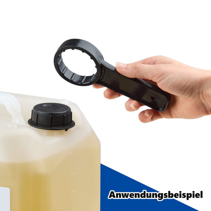 LABROTEC Canister Key, Black, Plastic, 20.0 liters, for Diesel, Gasoline, Alcohol, DIN 51 or 61 Lid