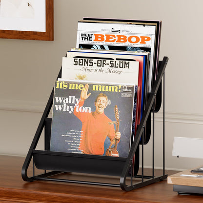 Vinyl Record Storage 3 Levels,Vinyl record stand,shelving for vinyl,record player stand, Cd Rack
