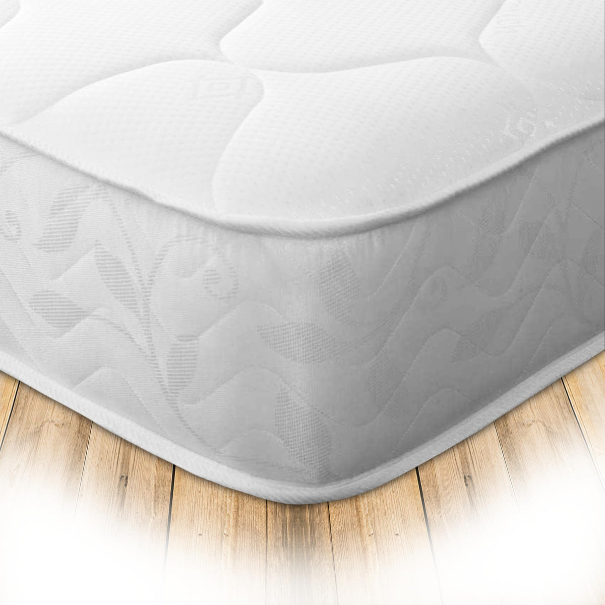 Starlight Beds Serene White Small Single Mattress, 2ft6 x 6ft3