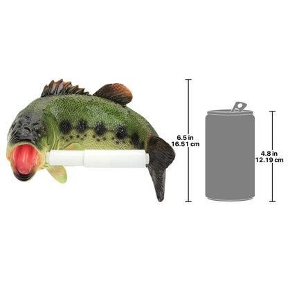 Design Toscano JQ10197 Reeling Trout Bathroom Toilet Paper Holder, Multi-Colour, 15x23x16.5 cm