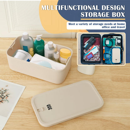KTCINA Small Lockable Storage Box with Combination Code, Portable Medication Lockable Container for Refrigerator Locked Storage Box for Medicine