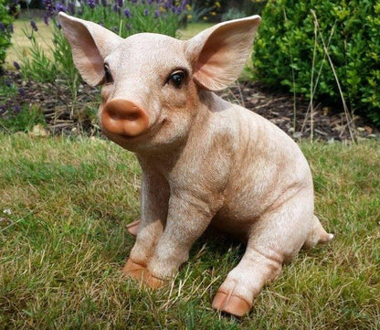 Real Life Medium Piglet Garden Ornament (SizeD)