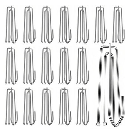 80 Pcs Pencil Pleat Curtain Hooks, Metal Curtain Hooks