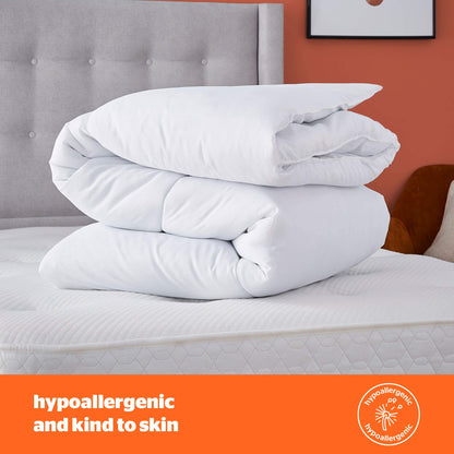 Silentnight So Snug Single Bed Duvet Quilt, 15 Tog Winter Warm Cosy Thick Duvet Hypoallergenic and Machine Washable, Single, White, 534208GE