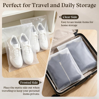 Svaldo Large Zip Bags for Clothes, 25pcs 35 * 45cm Travel Organiser Bag