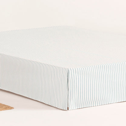 Bed Cover 140 x 190/200 cm Bed Base Cover 140 cm – Water Stripes