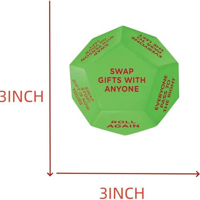 Santa Claus Exchange Gift Dice