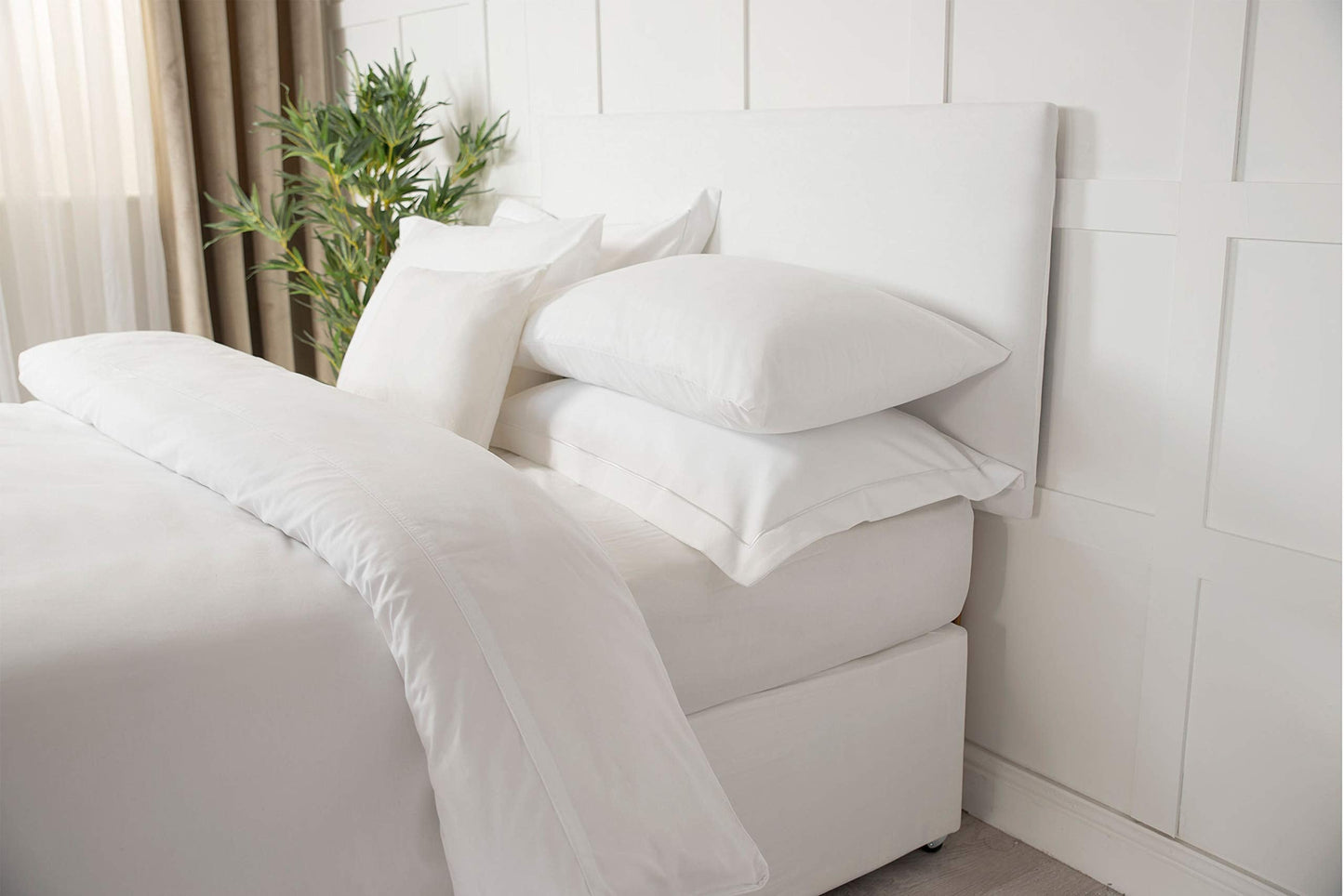 Belledorm Headboard Wrap (White, Super King)