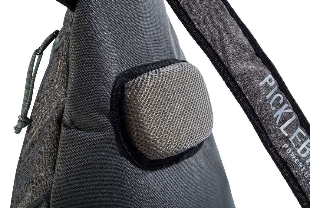 Franklin Sports Pickleball Bag - Men's and Women's Backpack - Official Adjustable Sling Bag of U.S Open Pickleball Championships - Gray/Gray