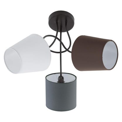 EGLO 95192 E14 Black Wall/Ceiling Lamp Almeida