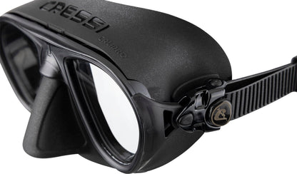Cressi Calibro FOG STOP SYSTEM - Professional Diving / Snorkeling Mask,Black