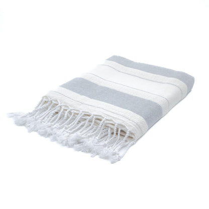 BERCA HOME 2 Pack Ephesus Turkish Beach Towel – Lightweight, Quick Dry, Sand Free – 100% Cotton Peshtemal Hammam & Bath Towel – 90x190 cm