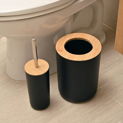 Yorkmills 6 Pieces Black Bathroom Accessories set