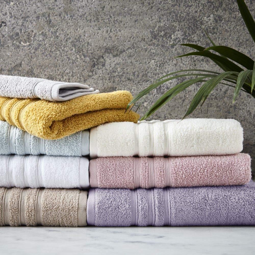 Catherine Lansfield Zero Twist Cotton 30x30cm Face Cloth Pair Natural