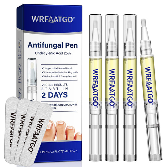 4PCS Nail Fungus Pen, Toenail Fungus Pen Treatment for Toenail & Fingernails, Toenail Fungus Treatment for Reduces Discolouration, Restoring Healthy