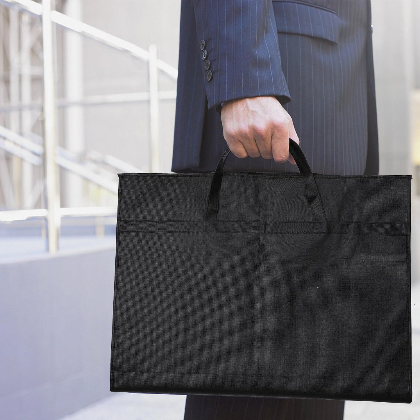 3 Pack Suit Bags Suit Covers For Men Suits Carrier With Handles And Gusset