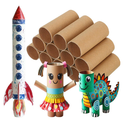 PATIKIL 12 Pcs Cardboard Tubes 1.6 x 3.9 Inch Toilet Paper Rollers Bulk for Crafts Empty Round Towel Tissue for Creative Design Crafting Supplies