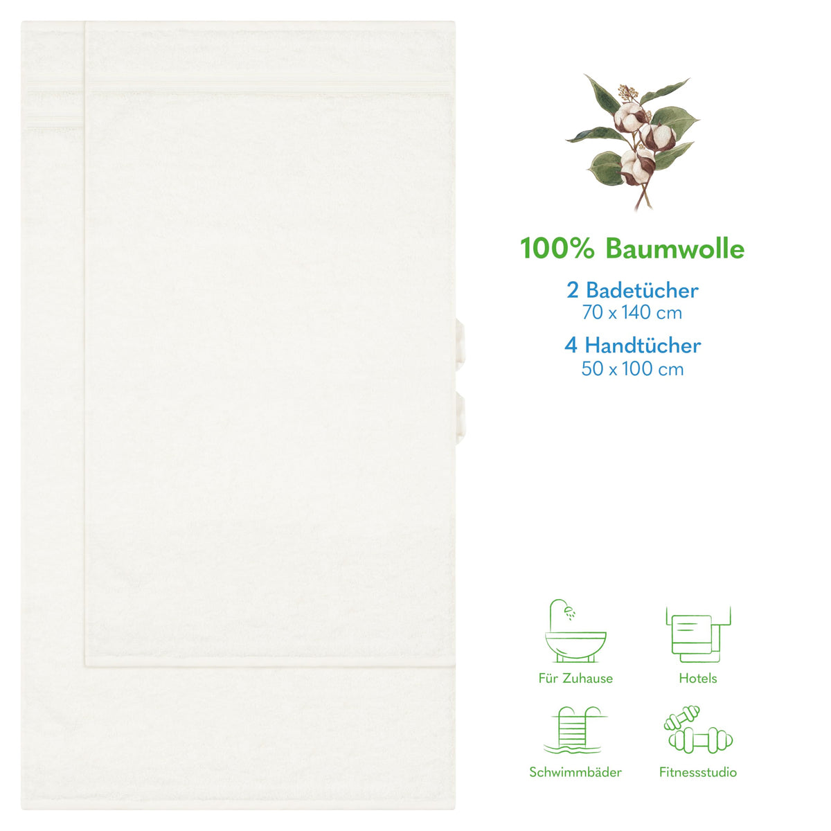 Hammetex Bathrobe 100% Cotton Unisex for Men and Women Quality 400 g/m² Quality Soft Absorbent Terry Towelling Bathrobe for Couples with Pockets