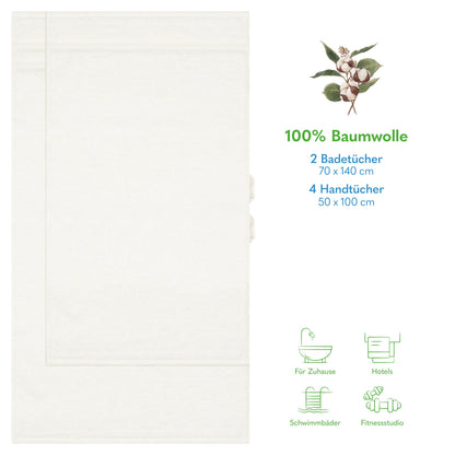 Hammetex Bathrobe 100% Cotton Unisex for Men and Women Quality 400 g/m² Quality Soft Absorbent Terry Towelling Bathrobe for Couples with Pockets