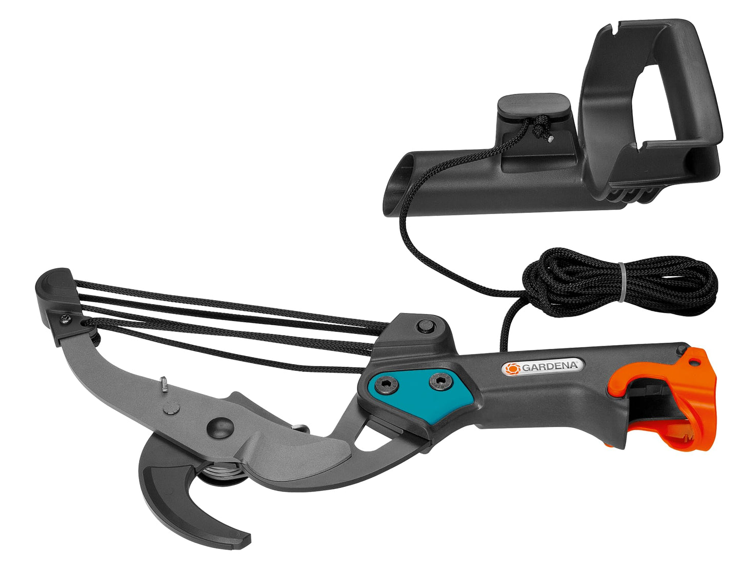 Gardena combisystem Anvil Branch Pruner: Branch pruner, 5-fold roller transmission, cuts branches up to 35 mm in diameter, 4.7 m tear-proof pulling