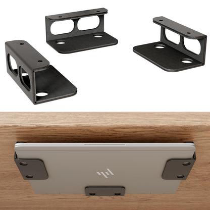otuiaim Under Desk Holder/Wall Mount - 2mm Carbon Steel Desk Extender
