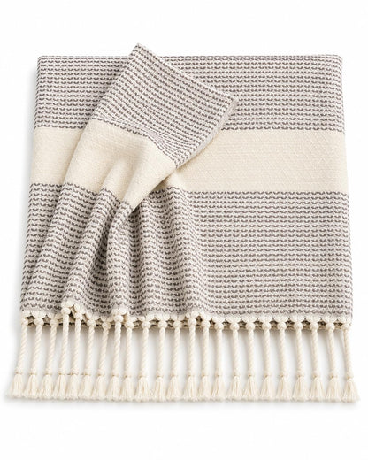 Babila Turkish Hammam Peshtemal Towel | Lightweight & Quick-Drying & Absorbent | Turkish Travel, Spa & Beach Towel | Soft, Compact & Versatile