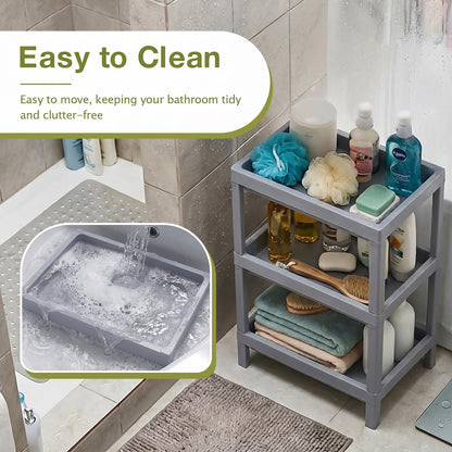 Sweetmirth 3 Tier Storage Trolley,Shelf Unit,Suitable for kitchens,bathrooms, garages,bedrooms,offices(3 Tier:61 * 40 * 27cm)