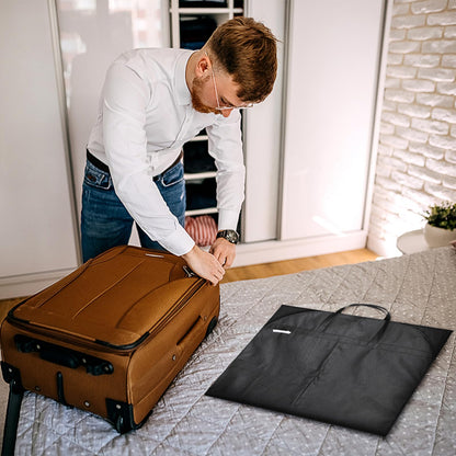 3 Pack Suit Bags Suit Covers For Men Suits Carrier With Handles And Gusset