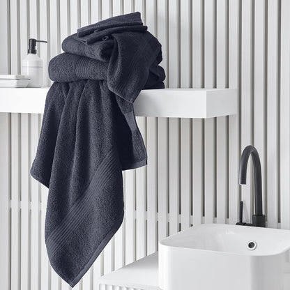 TODAY Essential Cotton Bath Towel 50 x 90 cm Plain Navy