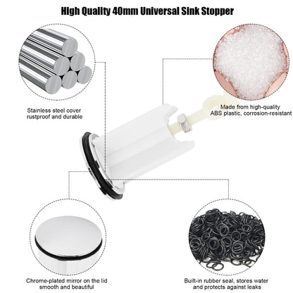40mm Pop Up Basin Plug Replacement,Drain Pop Up Basin Plug