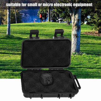 Tbest Survival tin Box, Shockproof Box, Eerieur Waterproof Shockproof Waterproof Storage Box Storage Container Case Storage Box Black Dry for Fishing