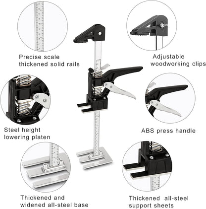2 Packs Labor Saving Arm Jack, 15.5 Inch Hand Lifting Tool Jack