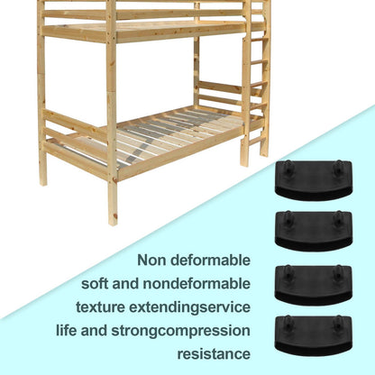 iwiio 12Pcs Bed Slat Holders, Bed Slat Caps, Side and Center Bed Slats Holders Replacement for Single, Bed Slats Cover for Holding Securing Wooden